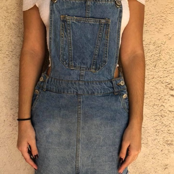 Denim overall dress - Picture 4 of 4